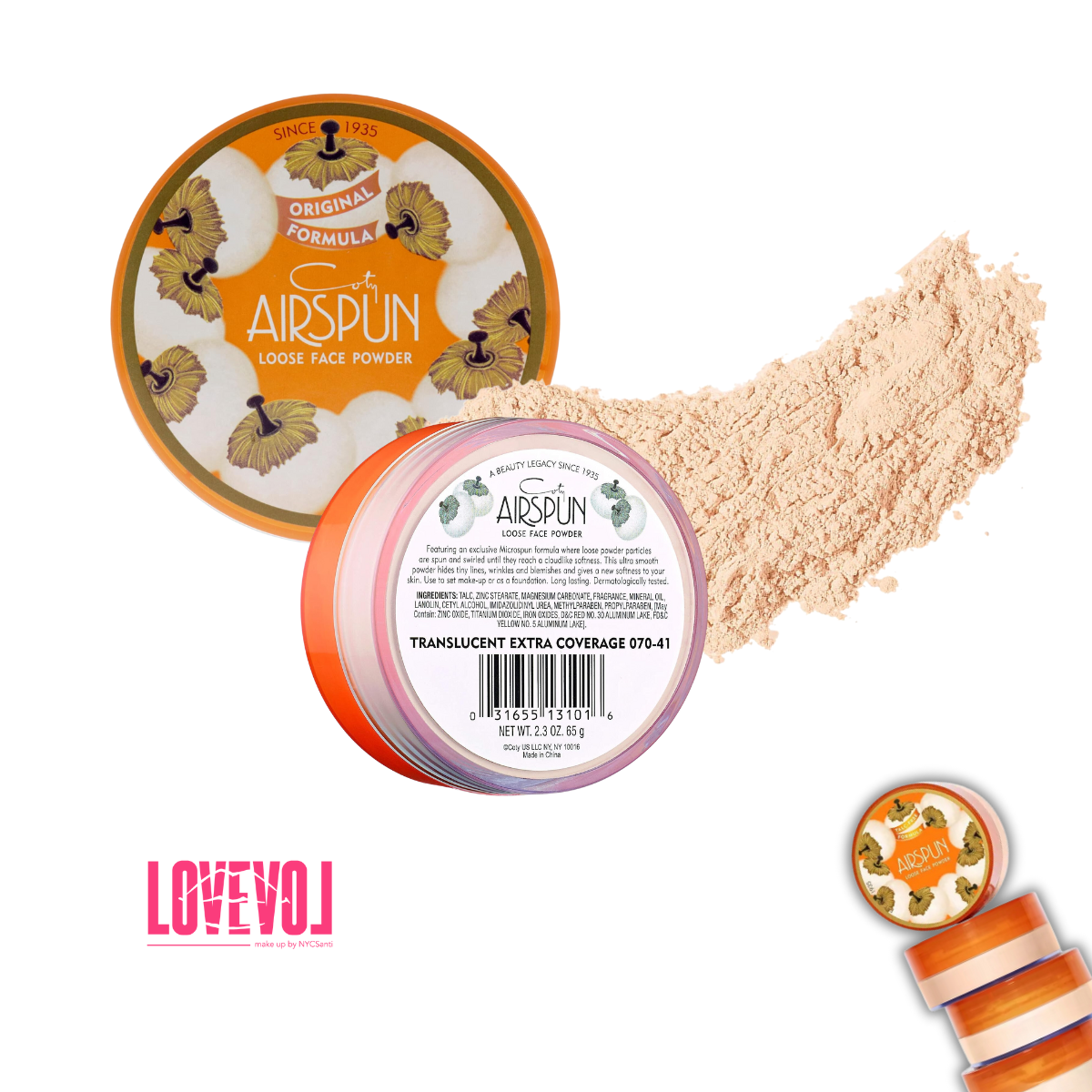 Airspun Maquillaje en Polvo de Coty