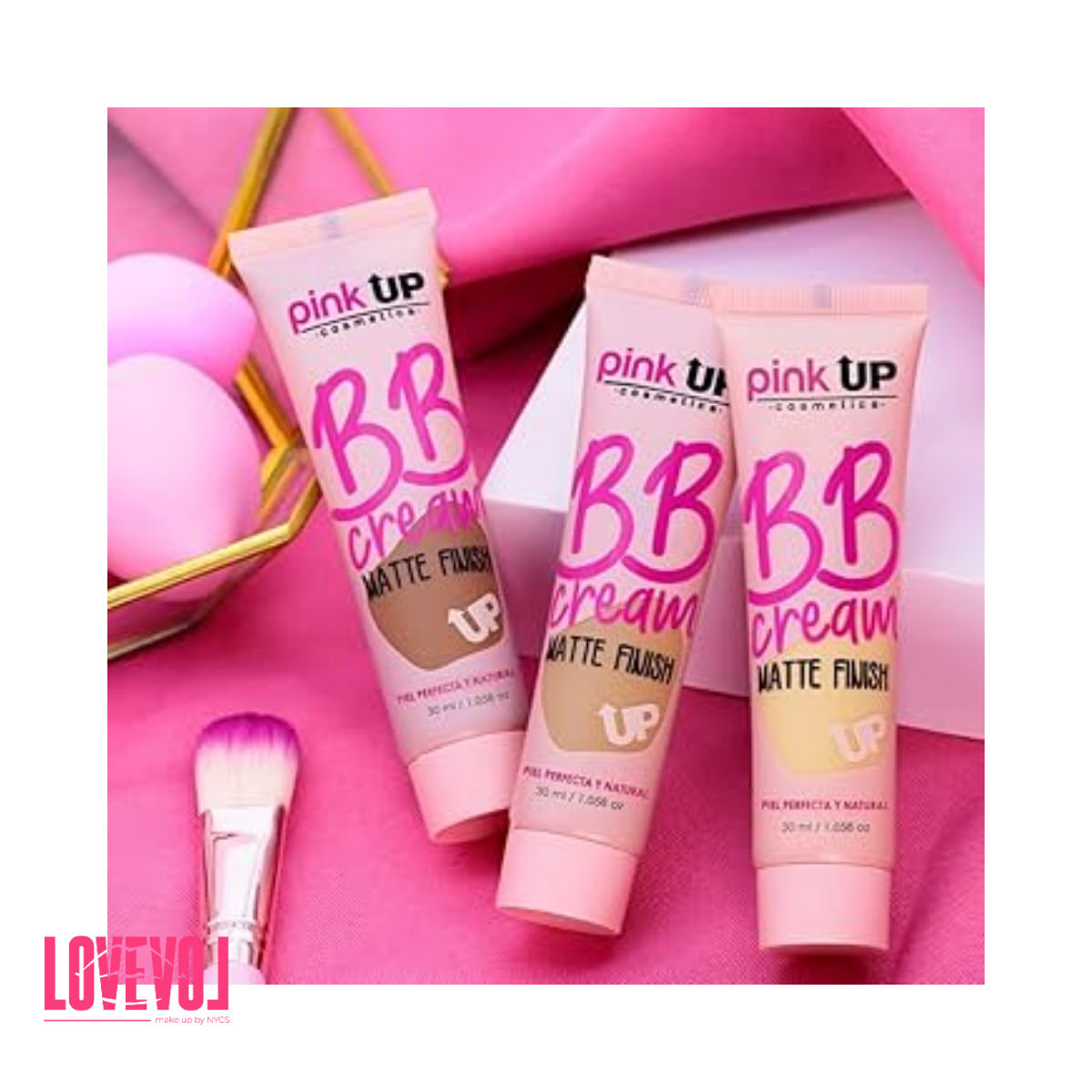 Maquillaje Liquido BB Cream de Pink Up