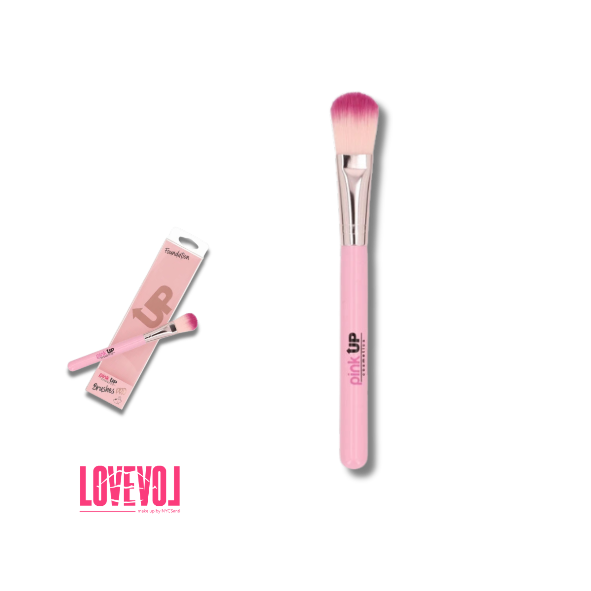 Brocha Fundation de Pink Up