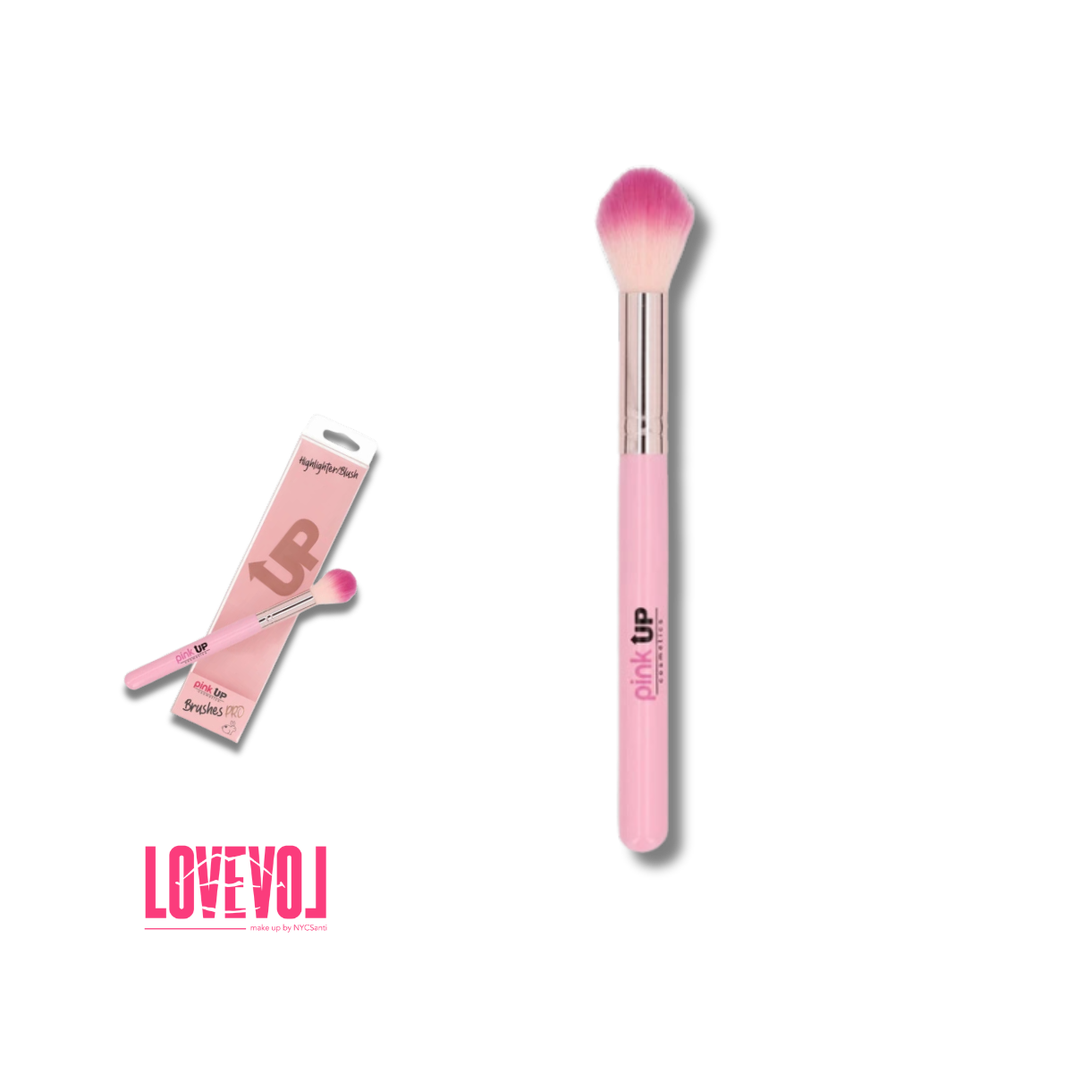 Brocha Highlighter de Pink Up