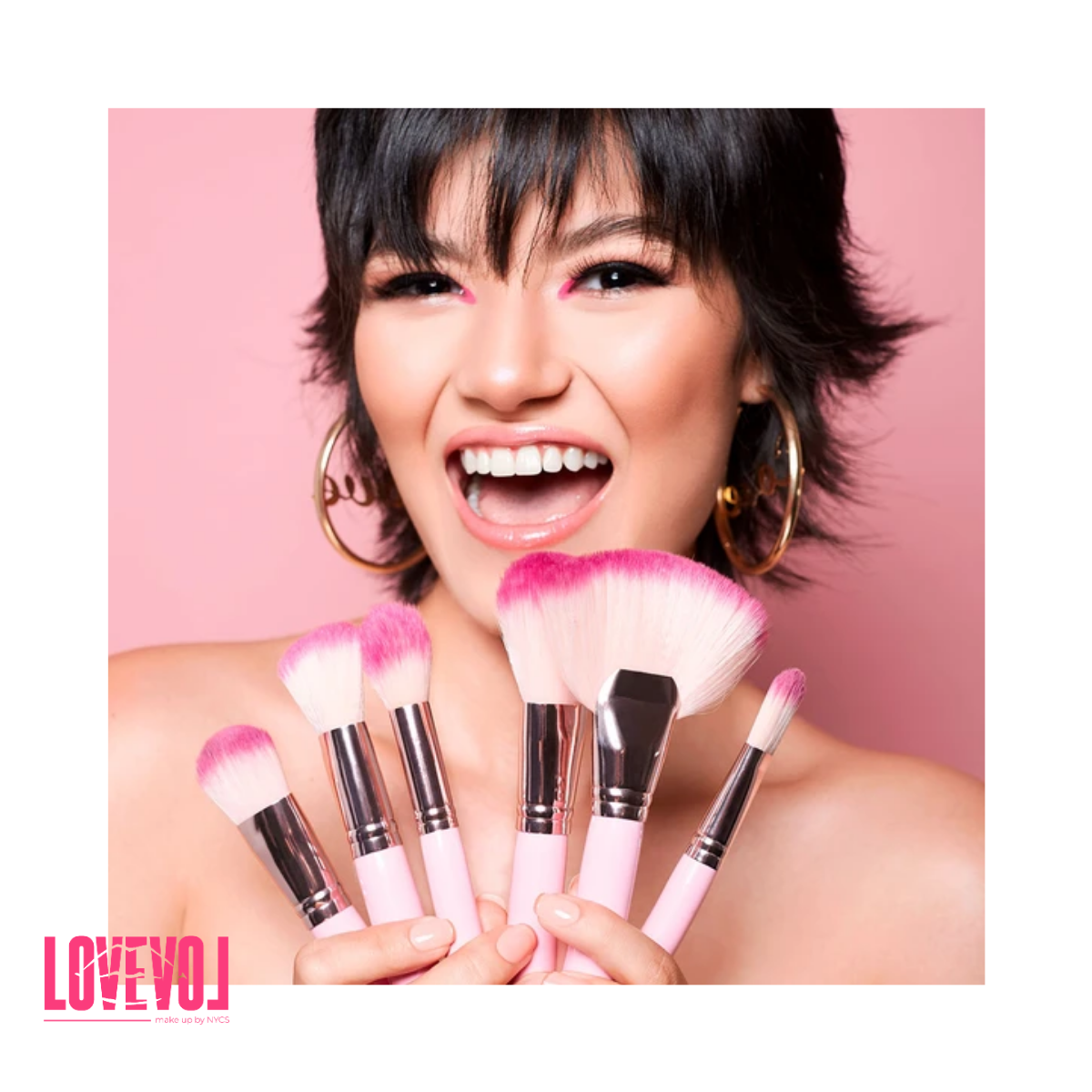 Brocha Powder de Pink Up