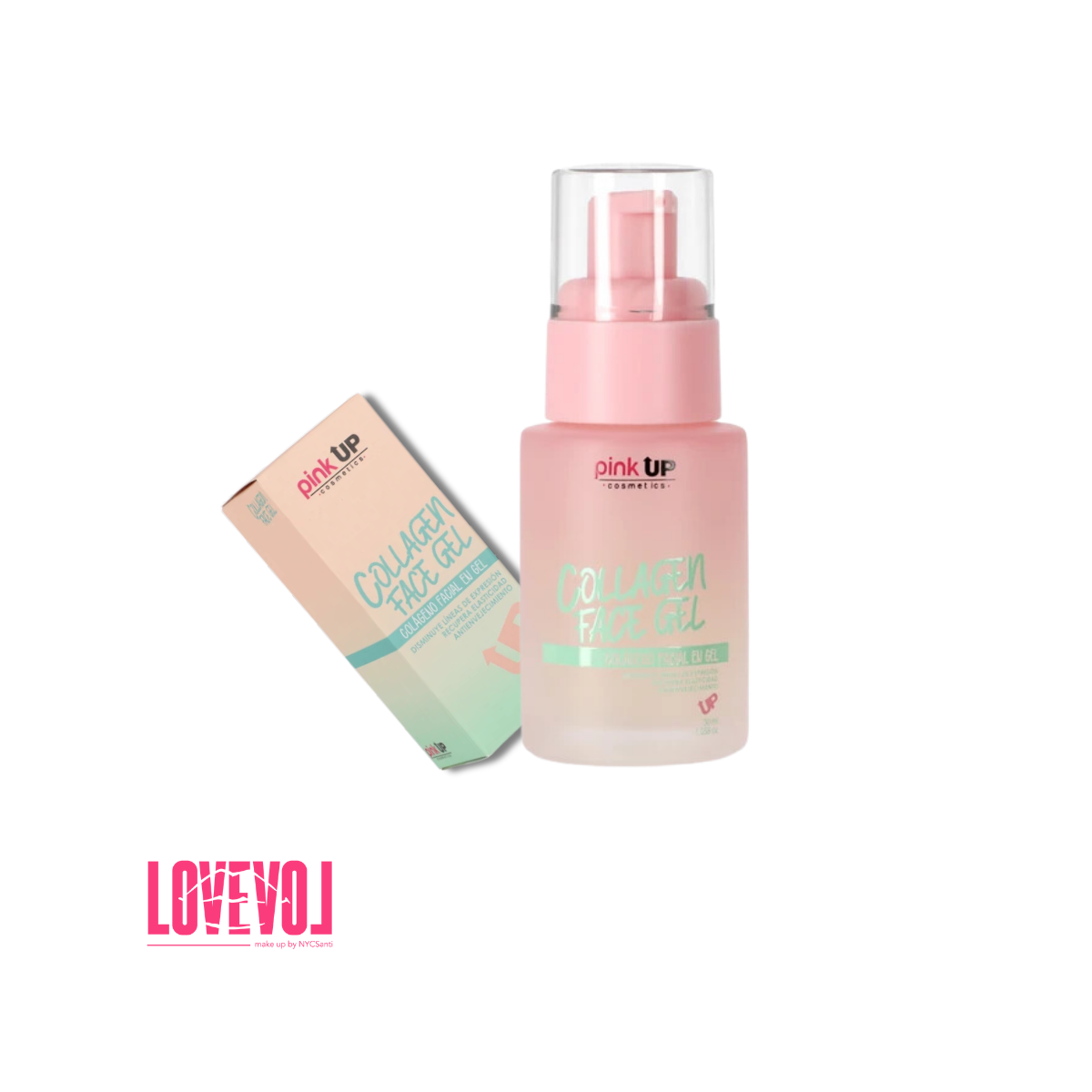 Colágeno Facial en Gel de Pink Up