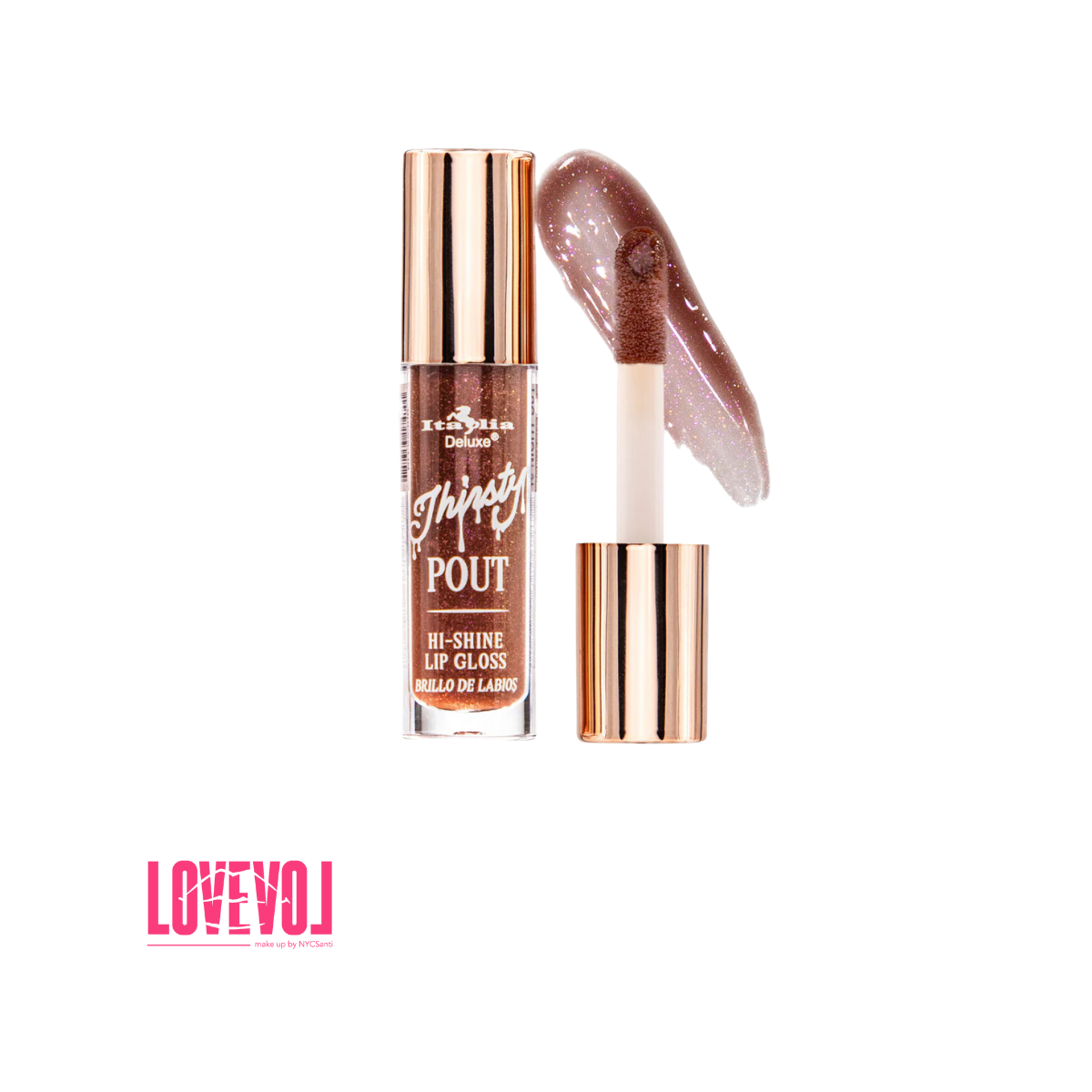 Gloss Thirsty Pout Hi-Shine de Italia Delux