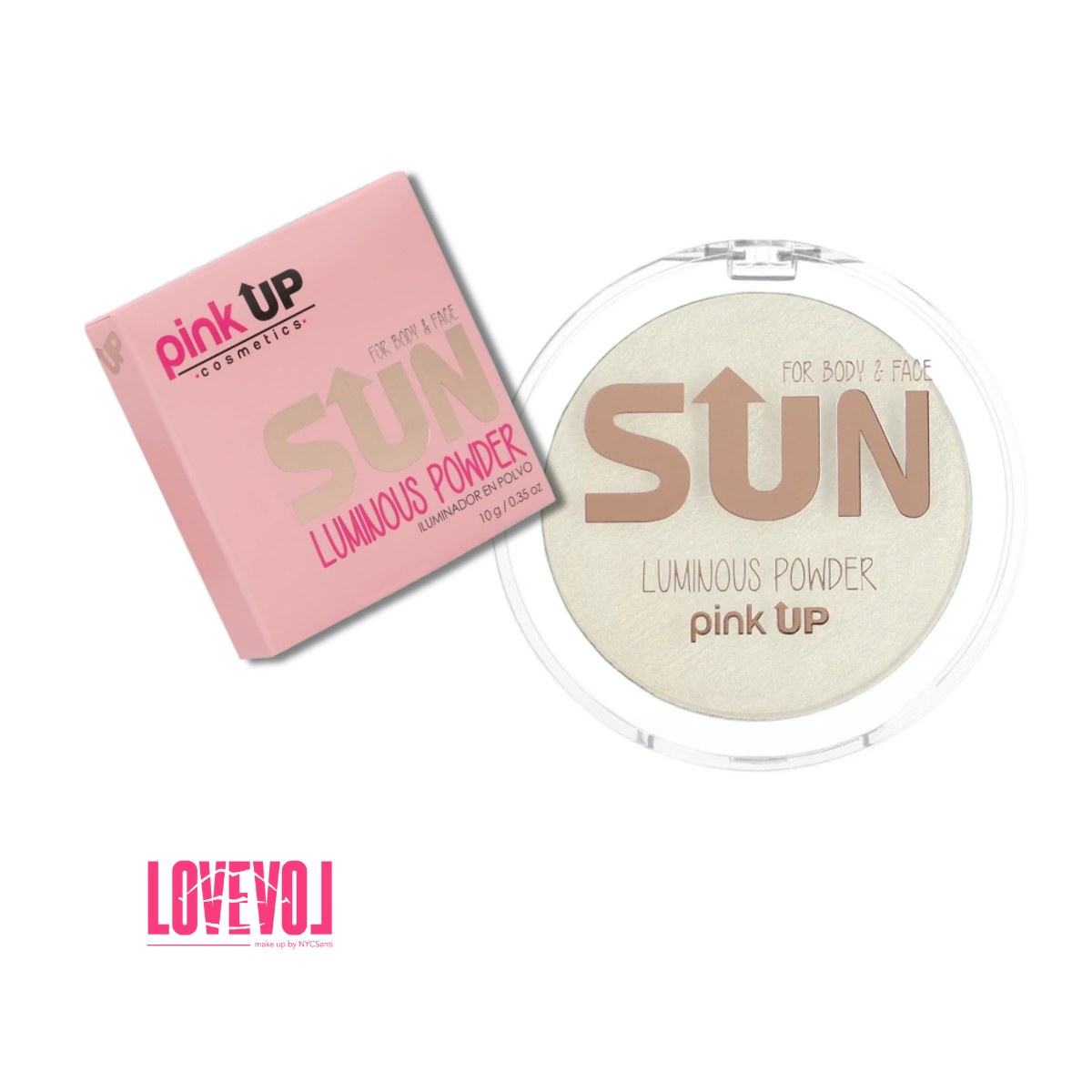 Iluminador en Polvo de Pink Up