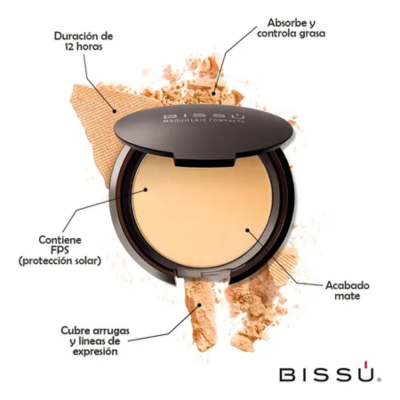 Maquillaje Compacto en polvo de Bissu
