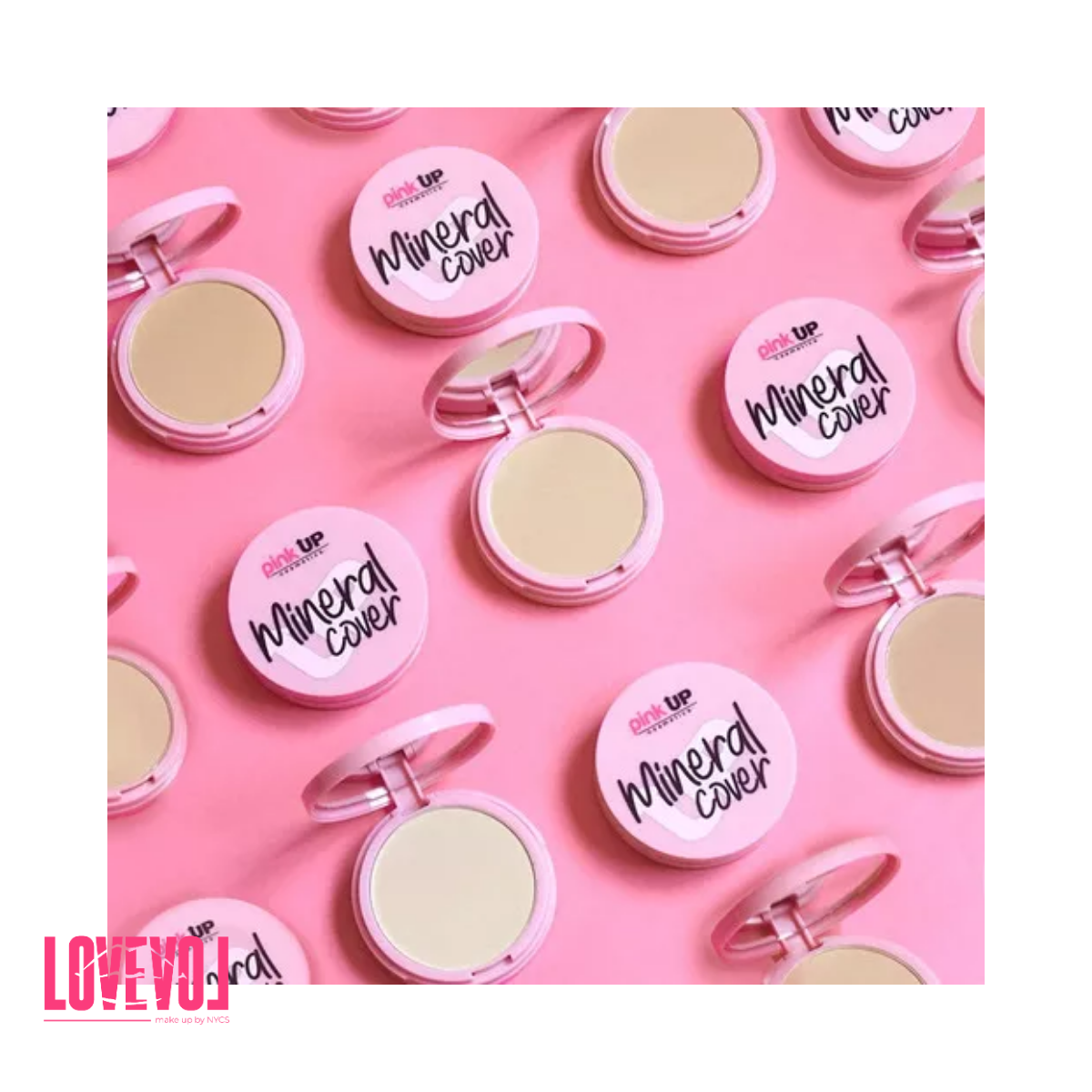 Polvo Compacto Mineral Cover de Pink Up