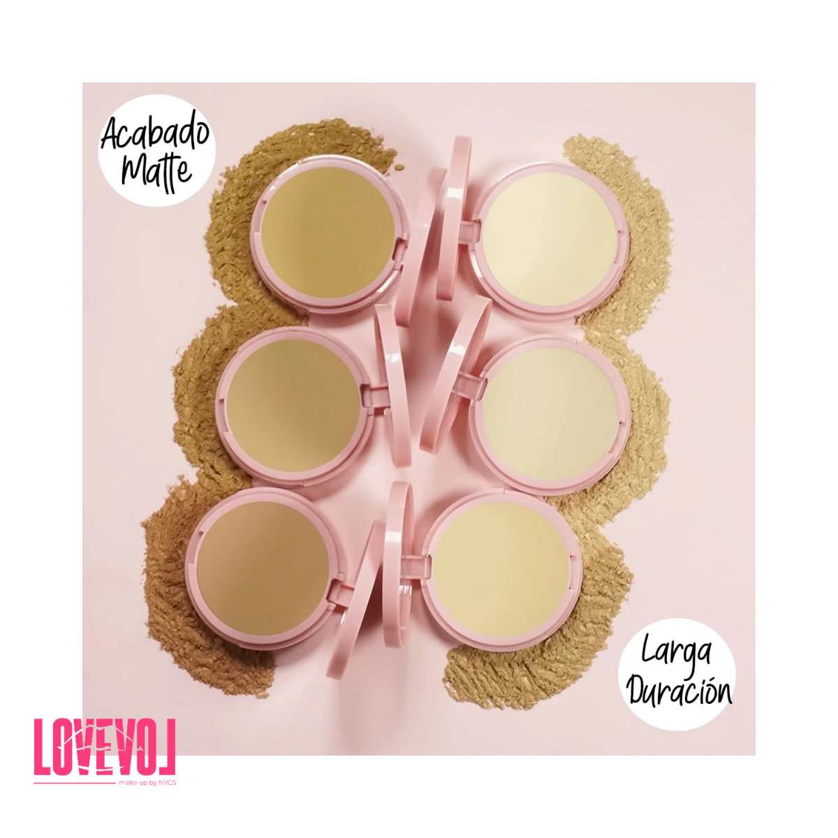 Polvo Compacto Mineral Cover de Pink Up