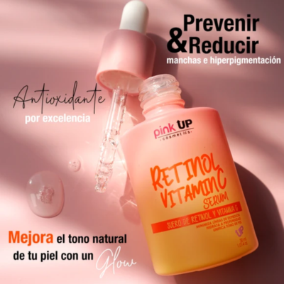 Sérum Facial Retinol con Vitamina C de Pink Up