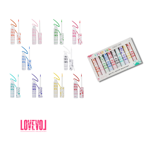 Set Delineadores Líquidos Vivid Ink de Italia Delux