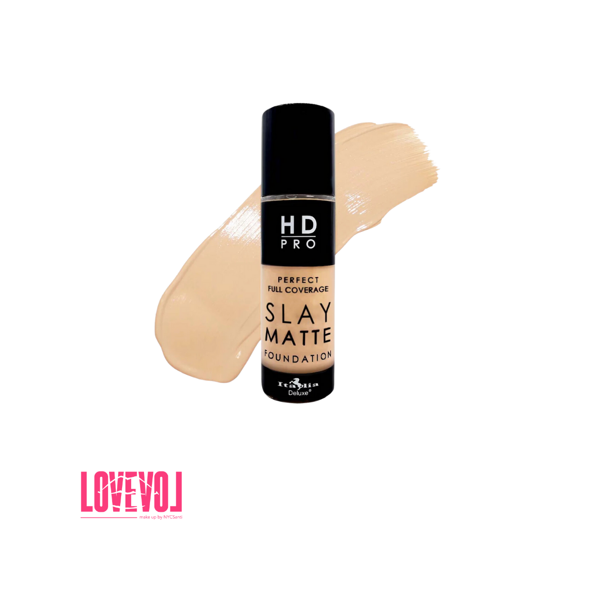 Maquillaje Liquido Slay Foundation de Italia Delux