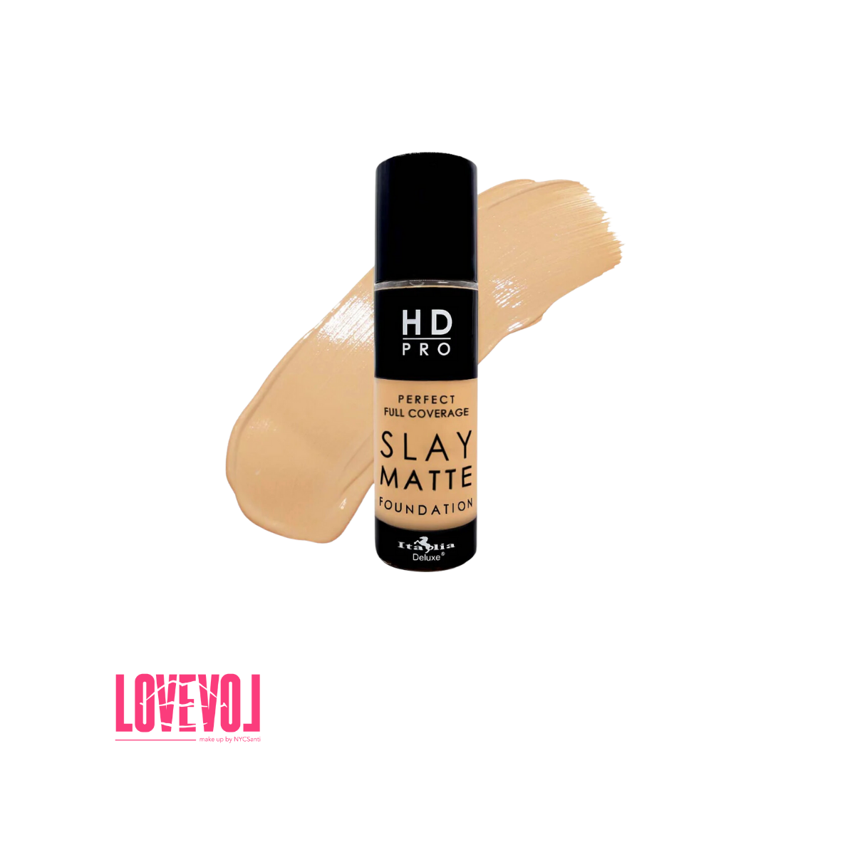Maquillaje Liquido Slay Foundation de Italia Delux