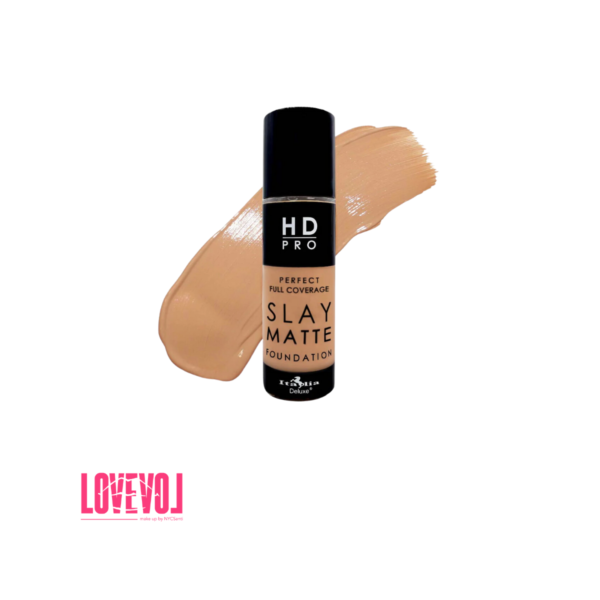 Maquillaje Liquido Slay Foundation de Italia Delux